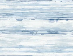 Brewster/ASP 2949-60912 Sandhurst Blue Abstract Stripe Wallpaper> Damask, Trellis & Geometrics