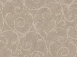 Brewster 2830-2738 Sansa Light Brown Plaster Scroll Wallpaper> Damask, Trellis & Geometrics