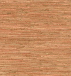 Brewster/ASP 2972-86108 Shuang Coral Handmade Grasscloth Wallpaper> Damask, Trellis & Geometrics