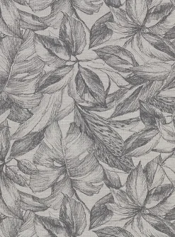 Brewster 2910-2743 Simone Grey Tropical Wallpaper> Damask, Trellis & Geometrics