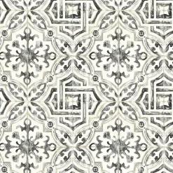 Brewster 3123-12331 Sonoma Black Spanish Tile Wallpaper