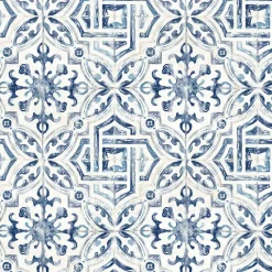 Brewster 3120-12332 Sonoma Blue Beach Tile Wallpaper> Architectural