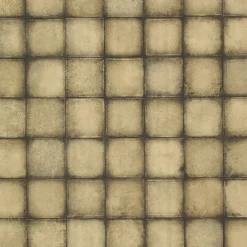 Brewster 2766-24083 Soucy Gold Tiles Wallpaper New