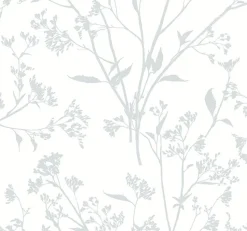 Brewster/ASP 2927-80708 Southport Light Grey Delicate Branches Wallpaper Online