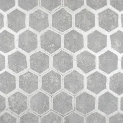 Brewster 2927-00404 Starling Pewter Honeycomb Wallpaper Clearance