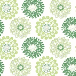 Brewster 3120-13702 Sunkissed Green Floral Wallpaper> Architectural