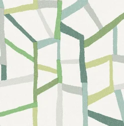 Brewster/ASP 2903-25847 Tate Green Geometric Linen Wallpaper Outlet