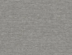 Brewster/ASP 2927-81710 Tiverton Charcoal Faux Grasscloth Wallpaper New