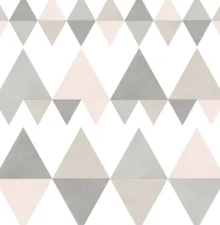 Brewster/ASP 2821-25128 Trilogy Light Pink Geometric Wallpaper> Florals