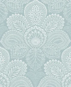 Brewster/ASP 2861-25731 Triumph Light Blue Medallion Wallpaper Best