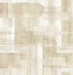 Brewster/ASP 2889-25229 Trosa Beige Brushstroke Wallpaper> Damask, Trellis & Geometrics