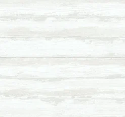 Brewster/ASP 2927-81405 Truro Bone Weathered Shiplap Wallpaper New