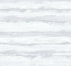 Brewster/ASP 2927-81400 Truro Grey Weathered Shiplap Wallpaper> Brick, Stone & Wood