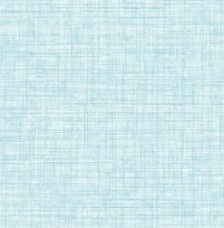 Brewster 2767-24276 Tuckernuck Aqua Linen Wallpaper Outlet