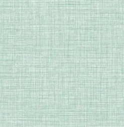 Brewster 2767-24271 Tuckernuck Teal Linen Wallpaper Clearance