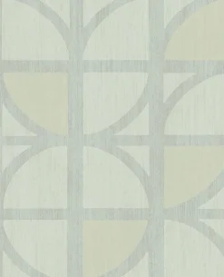 Brewster 395812 Tulip Mint Geometric Trellis Wallpaper> Florals