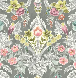 Brewster/ASP 2903-25860 Vera Multicolor Floral Damask Wallpaper Best