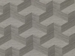 Brewster/ASP 2829-82067 Y Knot Grey Geometric Texture Wallpaper Hot