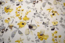 Stock/Fabricut 03367 Yellow Grey Trend Fabricut Fabric> Florals