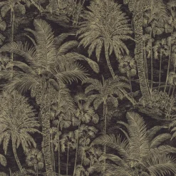 Brewster 4035-832525 Yubi Black Palm Trees Wallpaper Discount