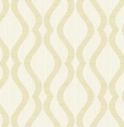 Brewster 2834-25063 Yves Champagne Ogee Wallpaper Online