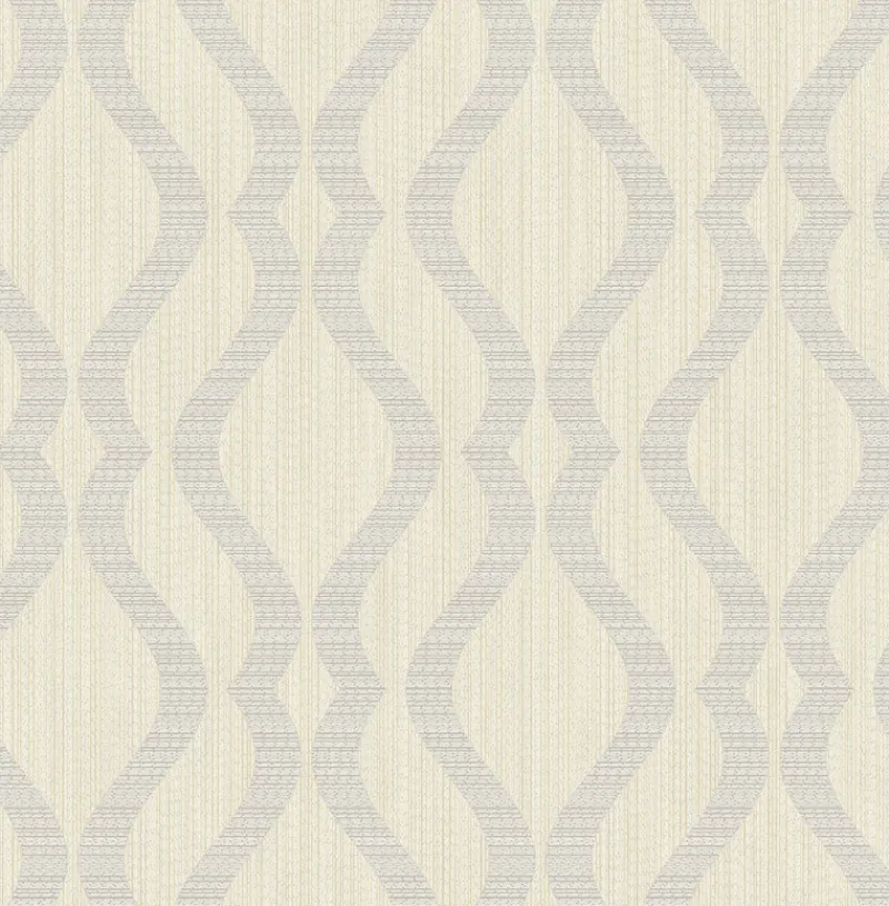 Brewster 2834-25064 Yves Multicolor Ogee Wallpaper> Florals