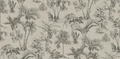 Brewster 4044-38021-4 Zapata Black Tropical Jungle Wallpaper Clearance