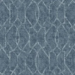 Brewster/ASP 4019-86449 Ziva Blue Trellis Wallpaper Best