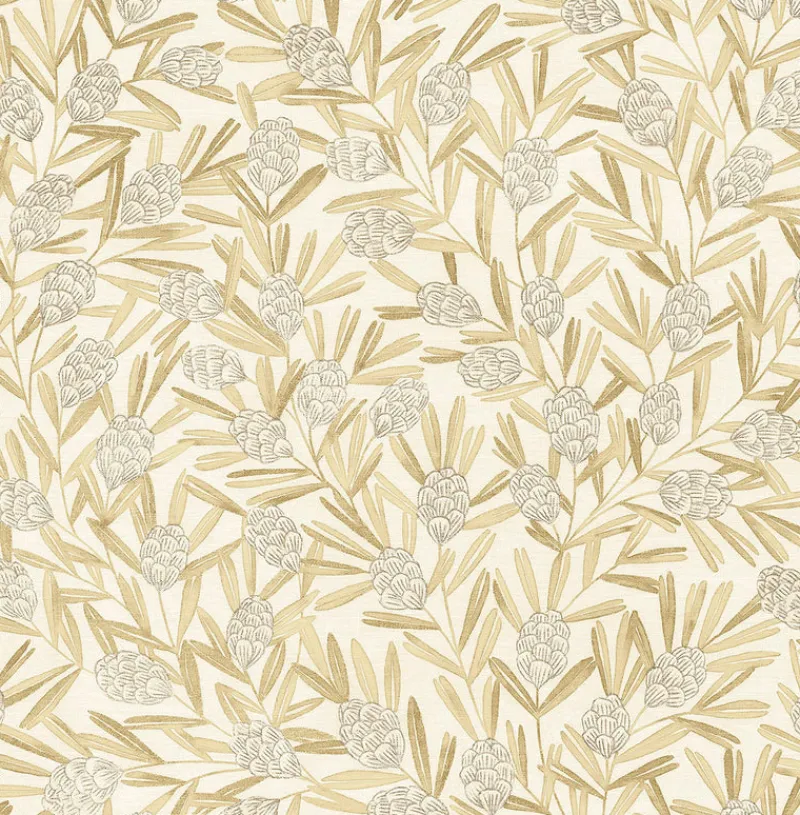 Brewster/ASP 2970-26103 Zulma Gold Decorative Botanical Wallpaper Best