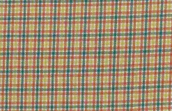 Laura Kiran Aberdeen Tweed Cayenne Turquoise Fabric> Plaids & Checks