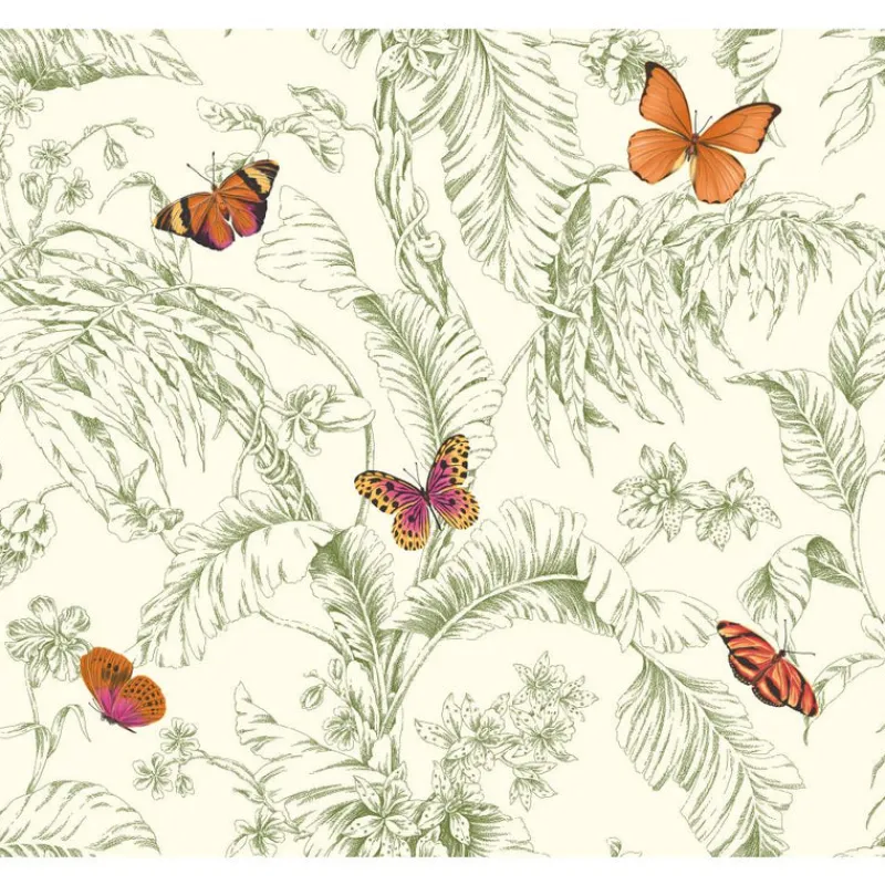 York Ashford Toiles Papillion Wallpaper (AF2027_B12) Online