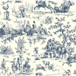 York Ashford Toiles Seasons Toile Wallpaper (AF2000_B12) Clearance