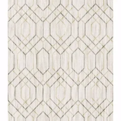 Brewster 2838-AW87734 Lyla Beige Trellis Wallpaper Online