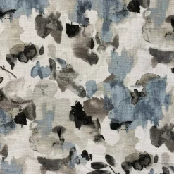 Stock/SMC Barford Polar Blue Contemporary Watercolor Floral Swavelle Mill Creek Fabric Best