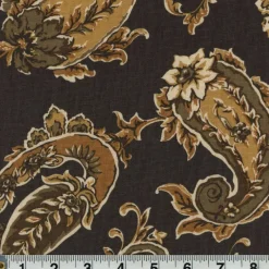 Heritage Beacon Hill Pewter Fabric> Paisley