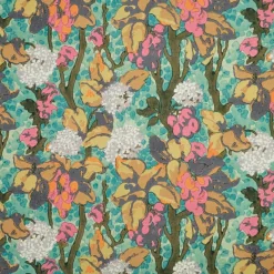 PKaufmann_inc/PK Bell Blooms Cyan P/Kaufmann Fabric Hot