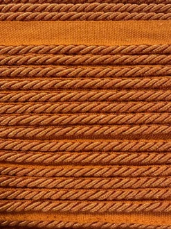 Stock/Parisia BIR806/68 Pumpkin 1/4 inch Twisted Lipcord Trim New