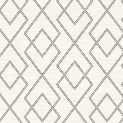 Brewster Blaze Cream Trellis Wallpaper Sale