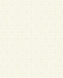 Brewster/ASP Boxwood Neutral Geometric Wallpaper> Florals