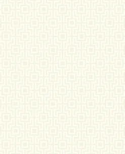 Brewster/ASP Boxwood Platinum Geometric Wallpaper> Florals