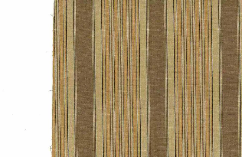 Laura Kiran Bronte Stripe Tan Fabric> Stripes & Chevrons