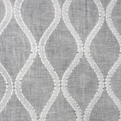 PKaufmann_inc/PK Brookside Cloud White Embroidered Sheer Fabric> Sheers