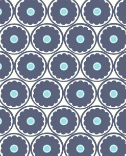 Brewster/ASP Buttercup Blue Flower Wallpaper Sale