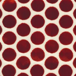 Regal Buttons Red Fabric Sale