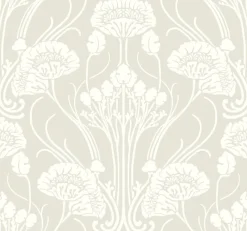 York/AV CA1568 Beiges Nouveau Damask Wallpaper> Architectural