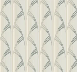 York/AV CA1580 White/Off Whites Metropolis Wallpaper New