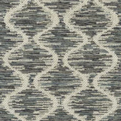 Regal Cannikin Indigo Fabric> Damask, Trellis & Geometrics