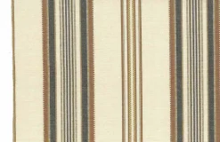 Laura Kiran Casablanca Stripe Browns Fabric