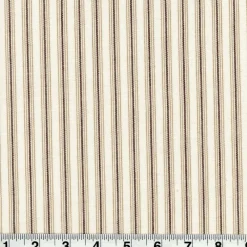 Heritage Catalina Chocolate Fabric> Stripes & Chevrons