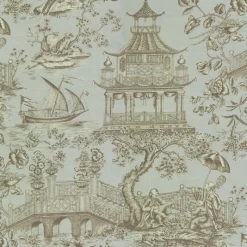 PKaufmann_inc/PKL Chinoiserie Toile 750700 Spa Williamsburg PK Lifestyles Fabric> Toile